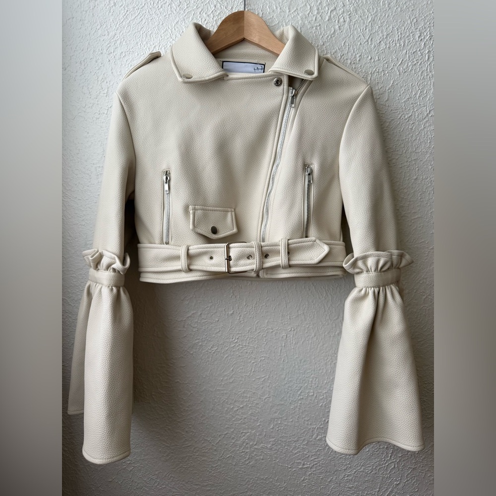 Azalea Wang Bell Sleeve Everyday Moto Jacket - Picture 5 of 11